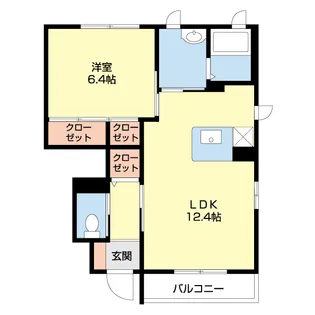 エスポワール21【1階】の間取り