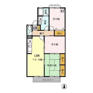 ファミール本郷【2階】の間取り
