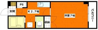 マインドリバーサイドマンション【6階】の間取り