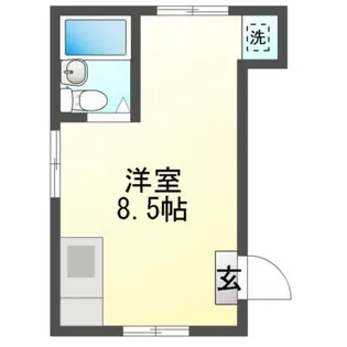 アリス石橋【2階】の間取り