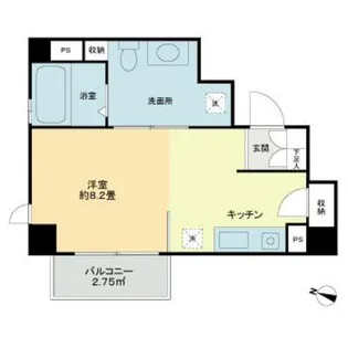 BLD. NIMOレジデンス【6階】の間取り