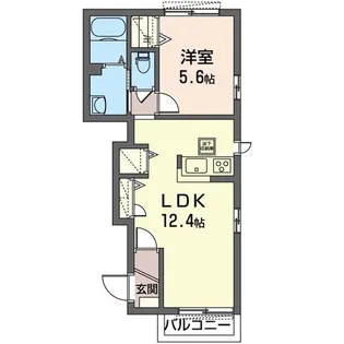ヴィラグートA【1階】の間取り