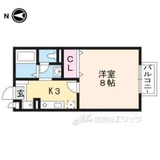 RIOAONO4号館【1階】の間取り