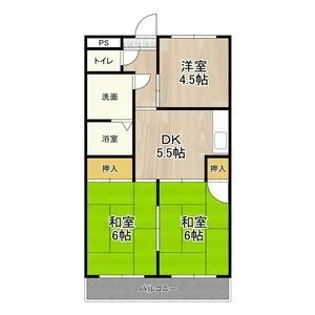 アバンハウスI【5階】の間取り
