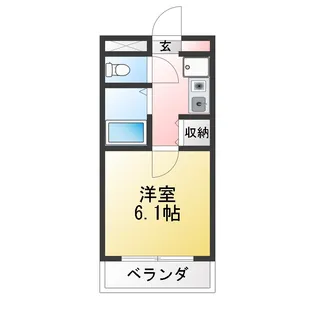 メゾンエスポワール【3階】の間取り