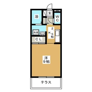 ベル アソシエ C【1階】の間取り