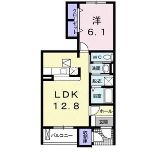 シャンティー【1階】の間取り