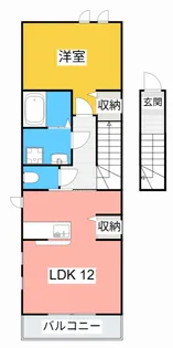 リベロ・ココ【2階】の間取り