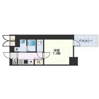 プレサンス栄ラグジュ【9階】の間取り