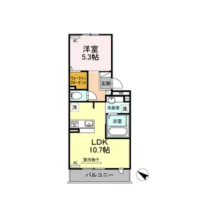 シェラール・インター【3階】の間取り