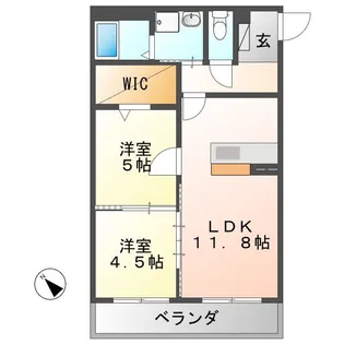 aura. (アウラ)【3階】の間取り