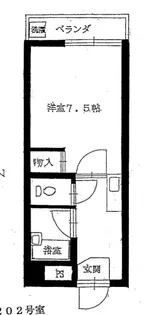 パシモン高円寺【2階】の間取り