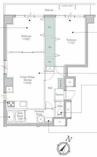 brookside suitengu-mae【3階】の間取り