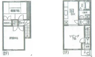 ロイヤルハイツ【2階】の間取り