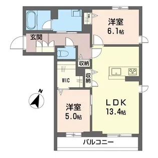 クレアトゥール アネックス【3階】の間取り