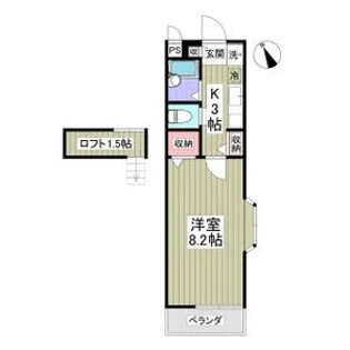 くれよんハウス【2階】の間取り