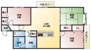 カーサー・アレグラ【5階】の間取り