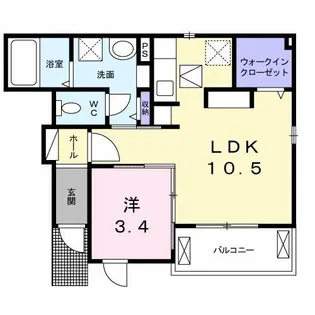 ハイルング【1階】の間取り