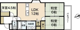 グレイスカワイI【2階】の間取り