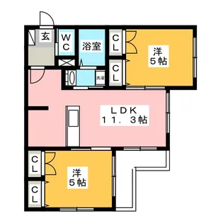 Valeur hosodaII【1階】の間取り