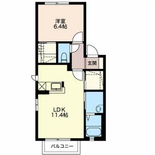 プレアリー【2階】の間取り