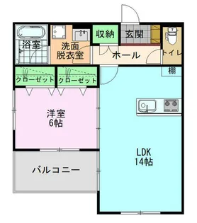Culmine(コルミネ)【2階】の間取り