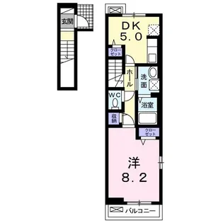 プラシード S【2階】の間取り
