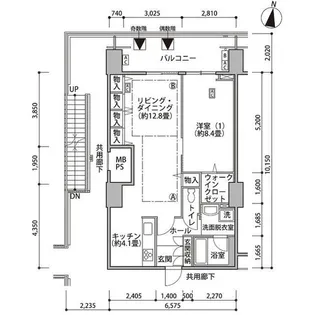 東雲キャナルコートCODAN17号棟【6階】の間取り