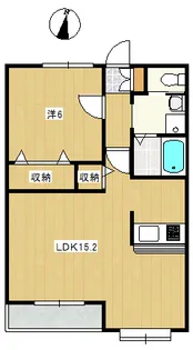 フレシール【1階】の間取り