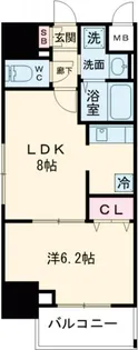 グランデュール富士【4階】の間取り