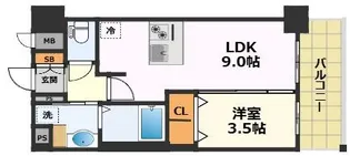 プレサンス千種駅前レガート【12階】の間取り