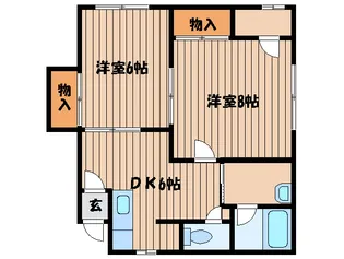 ストリ-ト29やまなか【2階】の間取り