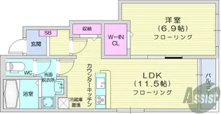 グランドメゾン【1階】の間取り