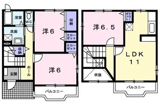 白根3丁目アパート(014537401)【1階】の間取り