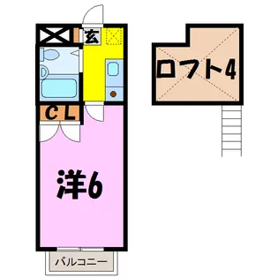 プロシード籠原(熊谷市別府)【2階】の間取り