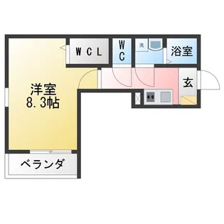 ヘーベル大須【3階】の間取り