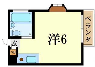 エクセル須賀【4階】の間取り