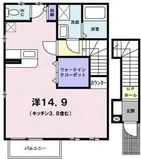 パーフェクト・K【2階】の間取り