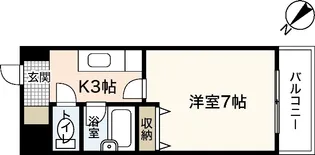 第2キャピタル祇園【7階】の間取り