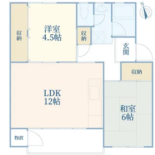 たまプラーザ団地 7-3棟【3階】の間取り