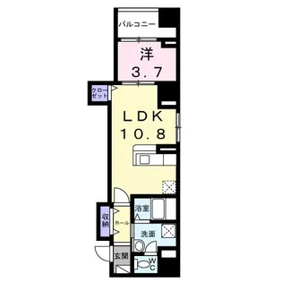 ベル・フルール【6階】の間取り