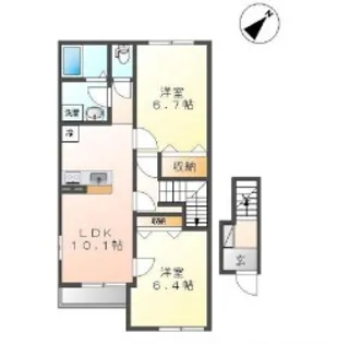 コンフォース【2階】の間取り