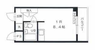小松コーポ御幸【3階】の間取り