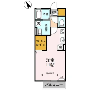 メルベーユ E【2階】の間取り