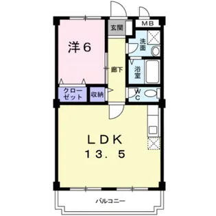 アムールリベルテ18【2階】の間取り