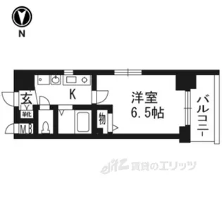 エステムプラザ京都烏丸五条【7階】の間取り