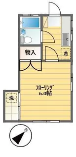 コーポMIKI【3階】の間取り