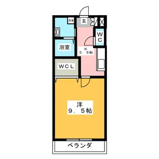 ロイヤルマンション本町【4階】の間取り