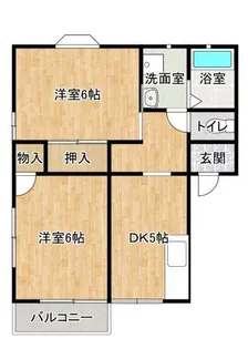 ツインハイツ【2階】の間取り