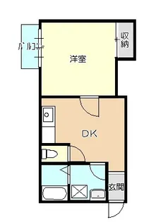 NEXT元町【2階】の間取り